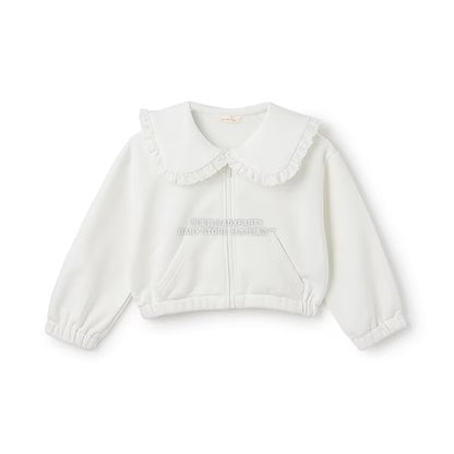 日本童裝 Ly# mine 水手領拉鍊衛衣外套 100-150cm 女童款 冬季 OUTERWEAR