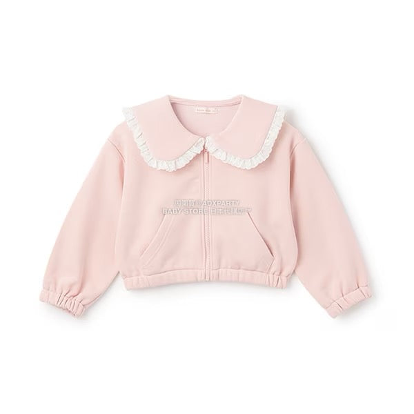 日本童裝 Ly# mine 水手領拉鍊衛衣外套 100-150cm 女童款 冬季 OUTERWEAR