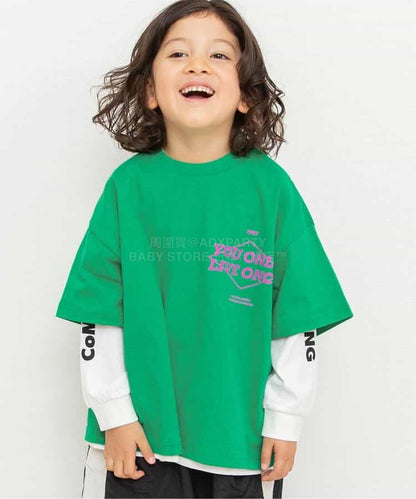 日本童裝 BREEZE 兩件上衣層疊套裝 90-150cm 男童款/女童款 夏季 TOPS