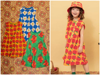 日本童裝 BREEZE 全身印花連身裙 80-130cm 女童款 夏季 DRESSES