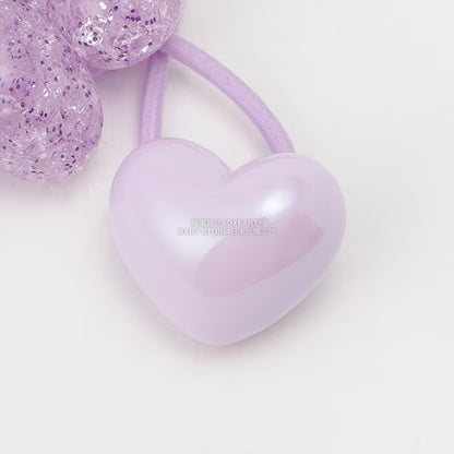 日本直送 Lycee mine 閃光心型髮圈兩件裝 手飾/髮飾系列