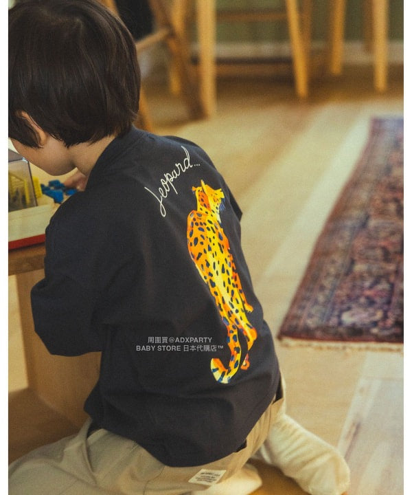 日本童裝 BEAMS mini 動物patpat印花長袖T恤 90-140cm 男童款/女童款 秋冬季 TOPS