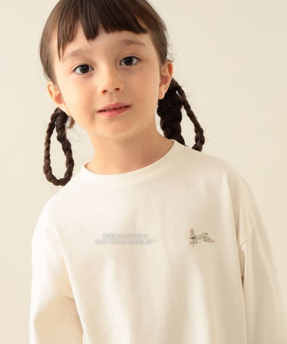 日本童裝 BEAMS mini 動物patpat印花長袖T恤 90-140cm 男童款/女童款 秋冬季 TOPS