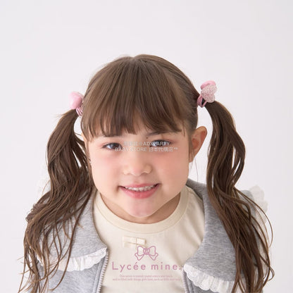 日本直送 Lycee mine 閃光心型髮圈兩件裝 手飾/髮飾系列