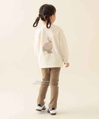 日本童裝 BEAMS mini 動物patpat印花長袖T恤 90-140cm 男童款/女童款 秋冬季 TOPS