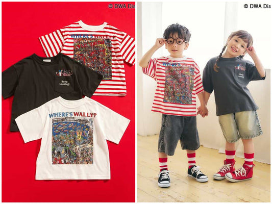 日本童裝 BREEZE Where's Wally?上衣 80-140cm 男童款/女童款 夏季 TOPS
