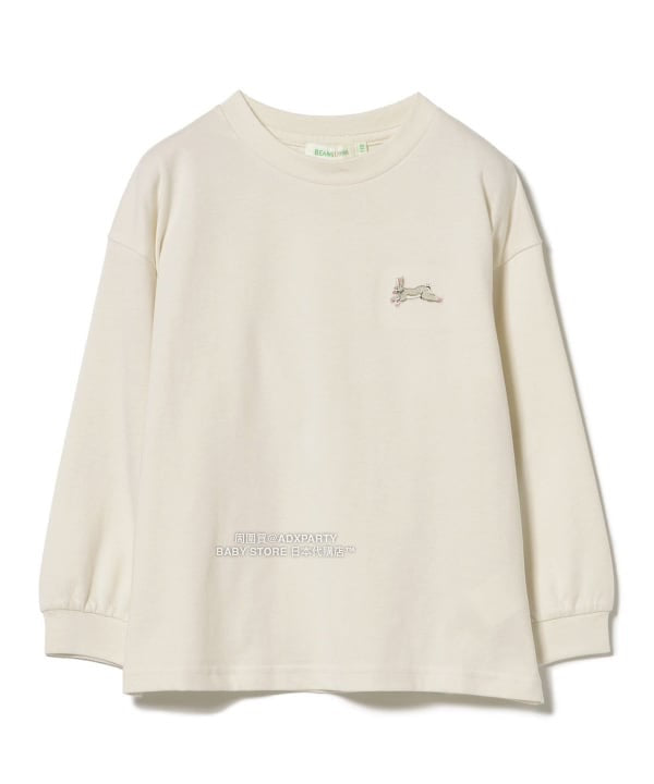 日本童裝 BEAMS mini 動物patpat印花長袖T恤 90-140cm 男童款/女童款 秋冬季 TOPS
