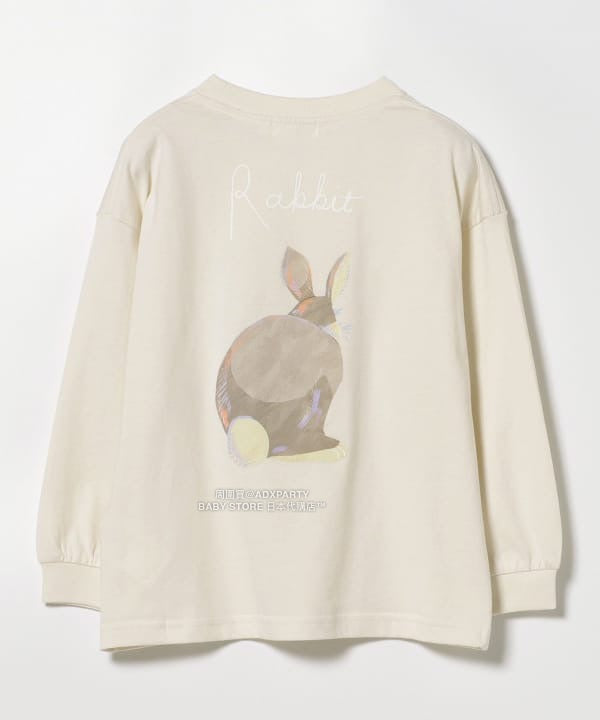 日本童裝 BEAMS mini 動物patpat印花長袖T恤 90-140cm 男童款/女童款 秋冬季 TOPS