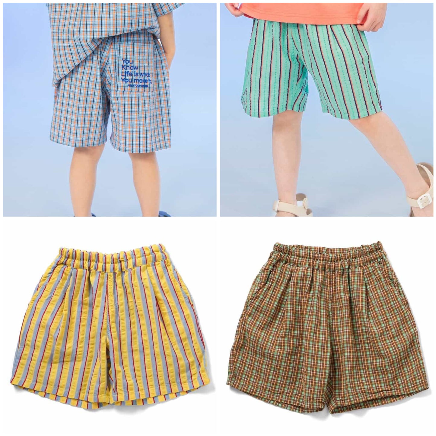 日本童裝 BREEZE 紗線染色短褲 80-140cm 男童款/女童款 夏季 PANTS