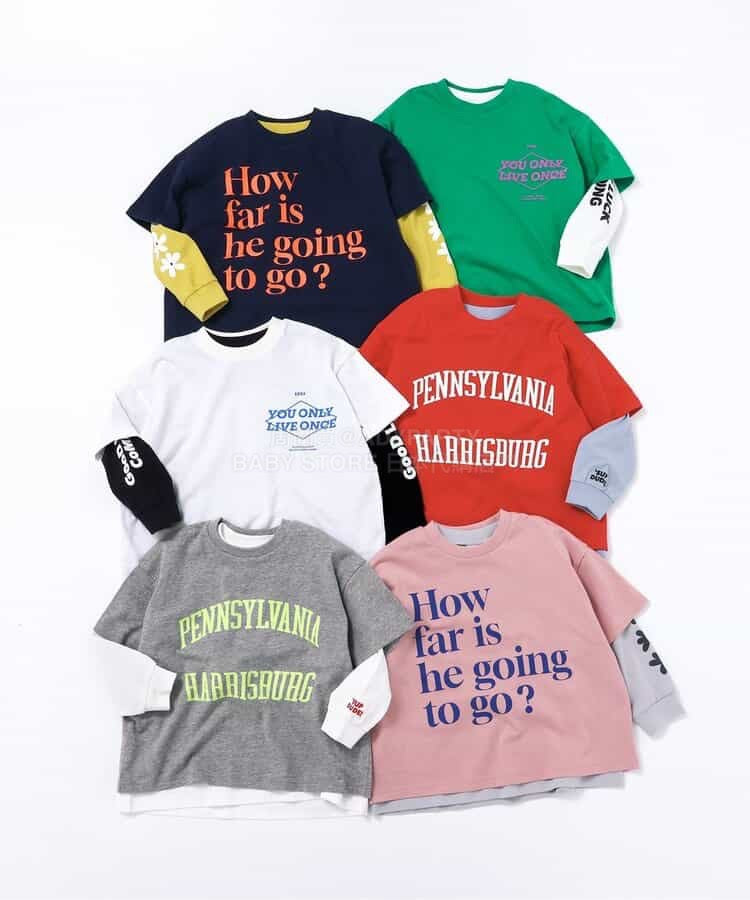 日本童裝 BREEZE 兩件上衣層疊套裝 90-150cm 男童款/女童款 夏季 TOPS