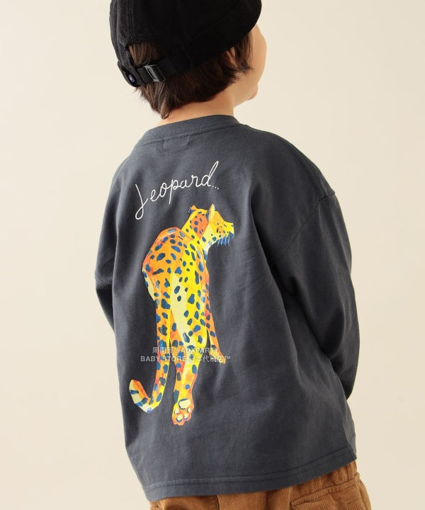 日本童裝 BEAMS mini 動物patpat印花長袖T恤 90-140cm 男童款/女童款 秋冬季 TOPS