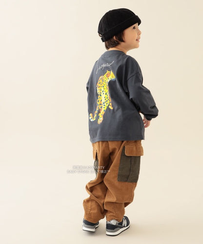 日本童裝 BEAMS mini 動物patpat印花長袖T恤 90-140cm 男童款/女童款 秋冬季 TOPS