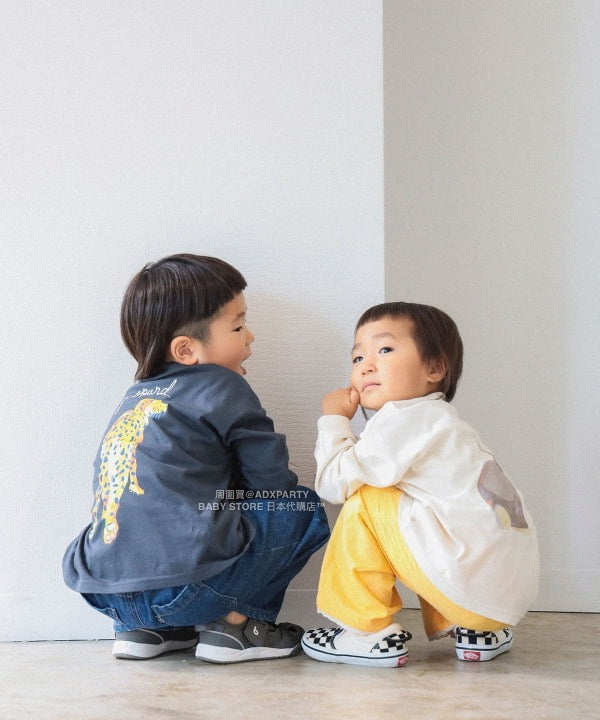 日本童裝 BEAMS mini 動物patpat印花長袖T恤 90-140cm 男童款/女童款 秋冬季 TOPS