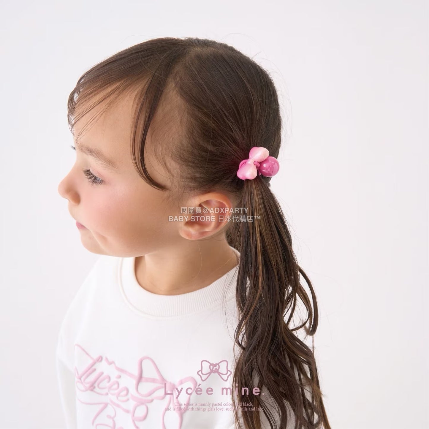 日本直送 Lycee mine 漸層蝴蝶結髮圈兩件裝 手飾/髮飾系列