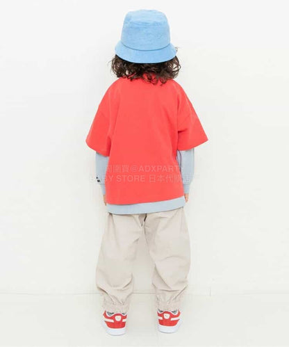 日本童裝 BREEZE 兩件上衣層疊套裝 90-150cm 男童款/女童款 夏季 TOPS