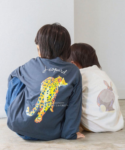 日本童裝 BEAMS mini 動物patpat印花長袖T恤 90-140cm 男童款/女童款 秋冬季 TOPS