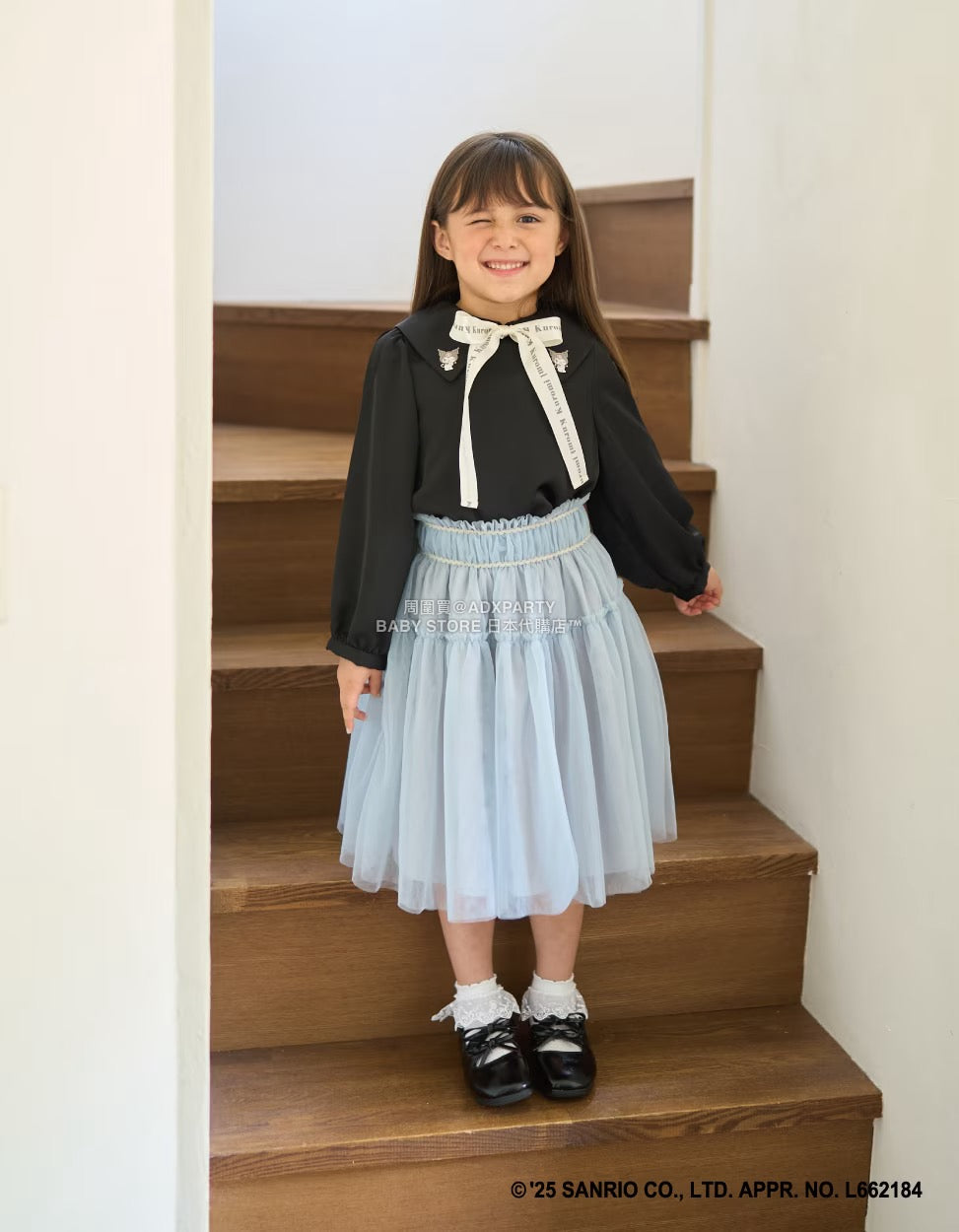 日本直送 Lycee mine 蕾絲短襪一對 15-19cm 襪系列