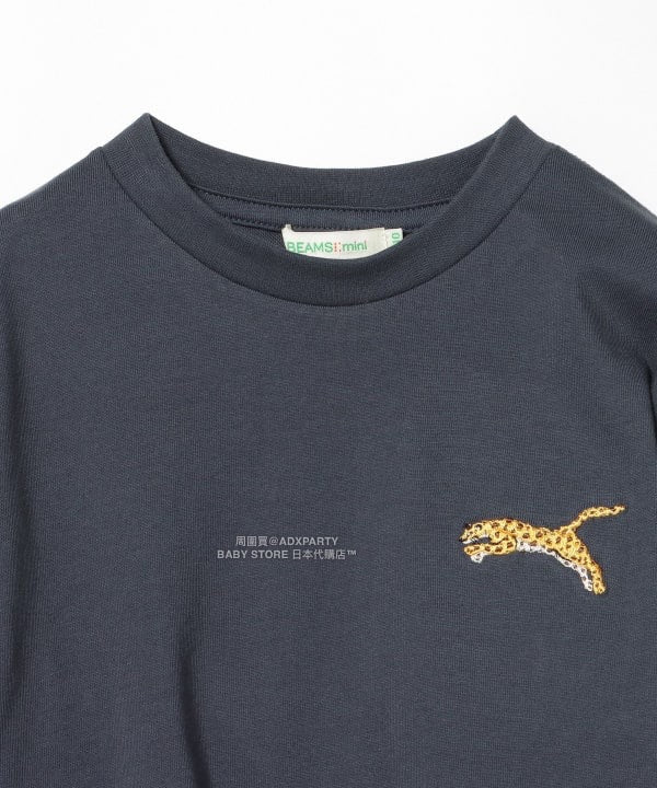 日本童裝 BEAMS mini 動物patpat印花長袖T恤 90-140cm 男童款/女童款 秋冬季 TOPS