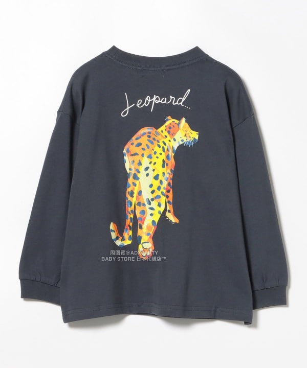日本童裝 BEAMS mini 動物patpat印花長袖T恤 90-140cm 男童款/女童款 秋冬季 TOPS