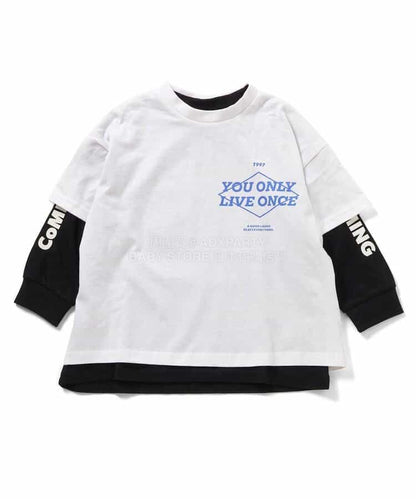 日本童裝 BREEZE 兩件上衣層疊套裝 90-150cm 男童款/女童款 夏季 TOPS