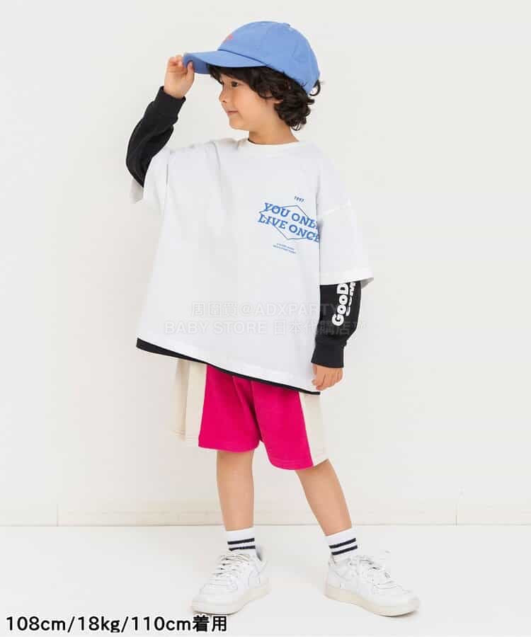 日本童裝 BREEZE 兩件上衣層疊套裝 90-150cm 男童款/女童款 夏季 TOPS