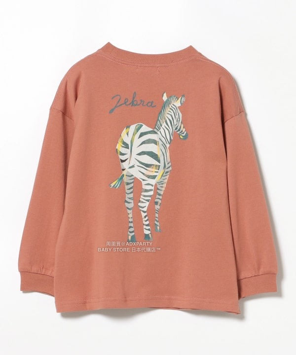 日本童裝 BEAMS mini 動物patpat印花長袖T恤 90-140cm 男童款/女童款 秋冬季 TOPS