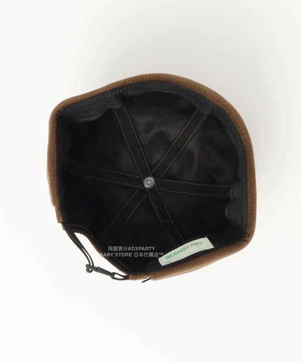 日本直送 BEAMS mini 燈芯絨卷帽 53-55cm 帽系列