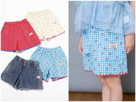 日本童裝 BREEZE 荷葉邊短褲 80-140cm 女童款 夏季 PANTS