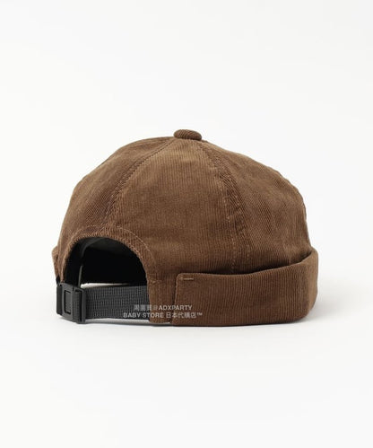 日本直送 BEAMS mini 燈芯絨卷帽 53-55cm 帽系列