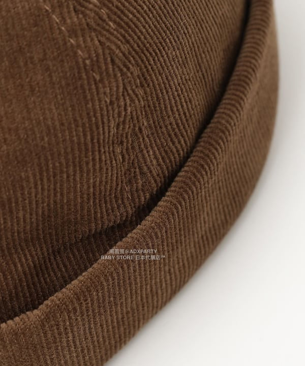 日本直送 BEAMS mini 燈芯絨卷帽 53-55cm 帽系列