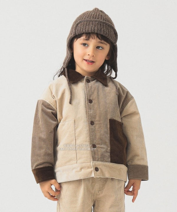 日本童裝 B:MING by BEAMS 燈芯絨外套 100-140cm 男童款/女童款 秋冬季 (適合香港平均溫度、寒冷天氣）OUTERWEAR