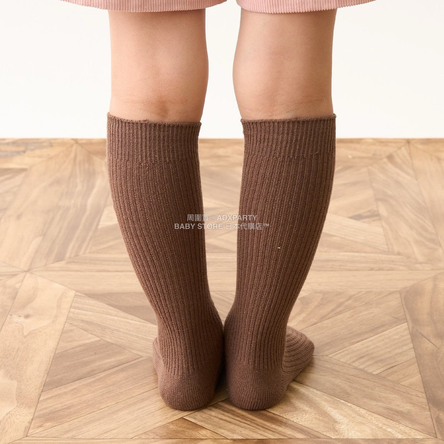 日本直送 Lycee mine 蝶結刺繡及膝襪一對 14-20cm 襪系列