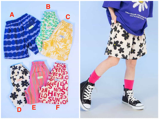 日本童裝 BREEZE 夏日啤酒圖案短褲 80-140cm 男童款/女童款 夏季 PANTS