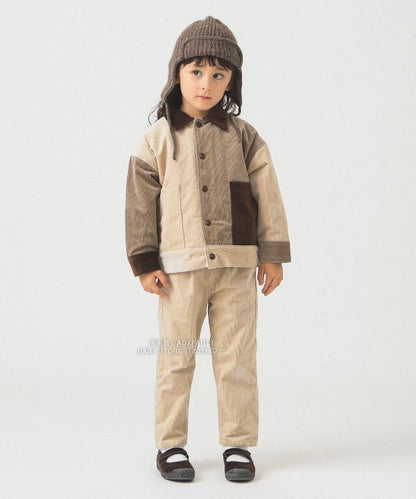 日本童裝 B:MING by BEAMS 燈芯絨外套 100-140cm 男童款/女童款 秋冬季 (適合香港平均溫度、寒冷天氣）OUTERWEAR