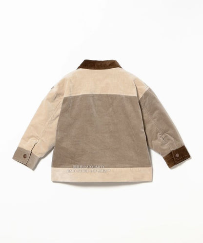 日本童裝 B:MING by BEAMS 燈芯絨外套 100-140cm 男童款/女童款 秋冬季 (適合香港平均溫度、寒冷天氣）OUTERWEAR