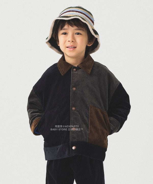 日本童裝 B:MING by BEAMS 燈芯絨外套 100-140cm 男童款/女童款 秋冬季 (適合香港平均溫度、寒冷天氣）OUTERWEAR