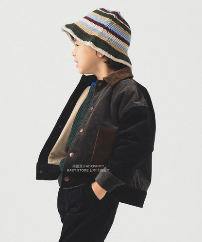 日本童裝 B:MING by BEAMS 燈芯絨外套 100-140cm 男童款/女童款 秋冬季 (適合香港平均溫度、寒冷天氣）OUTERWEAR