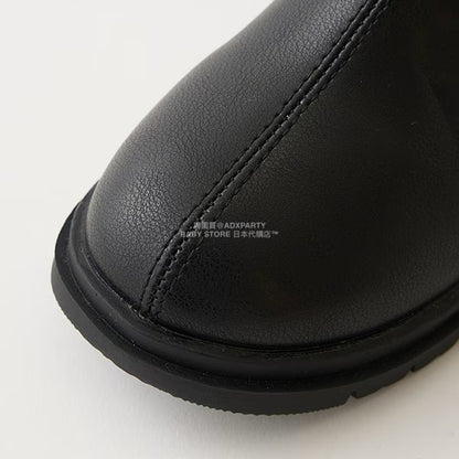 日本直送 Lycee mine 荷葉邊羅紋側拉鍊短靴 18-21cm 鞋系列 其他品牌