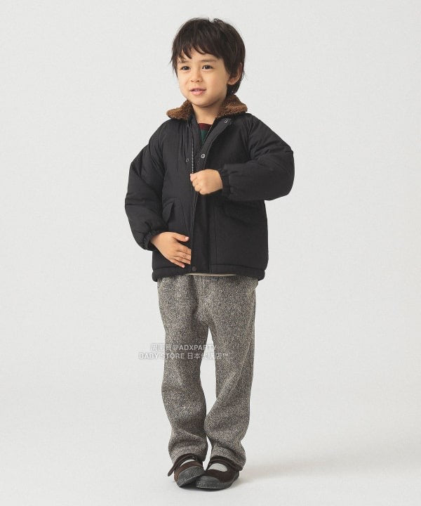 日本童裝 B:MING by BEAMS 毛毛領夾棉外套 100-150cm 男童款/女童款 秋冬季 (適合香港平均溫度、寒冷天氣、溫度低天氣）OUTERWEAR