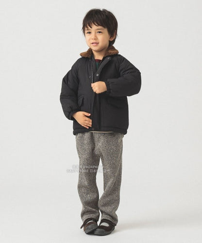 日本童裝 B:MING by BEAMS 毛毛領夾棉外套 100-150cm 男童款/女童款 秋冬季 (適合香港平均溫度、寒冷天氣、溫度低天氣）OUTERWEAR