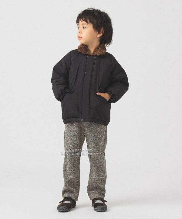 日本童裝 B:MING by BEAMS 毛毛領夾棉外套 100-150cm 男童款/女童款 秋冬季 (適合香港平均溫度、寒冷天氣、溫度低天氣）OUTERWEAR