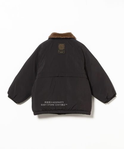 日本童裝 B:MING by BEAMS 毛毛領夾棉外套 100-150cm 男童款/女童款 秋冬季 (適合香港平均溫度、寒冷天氣、溫度低天氣）OUTERWEAR