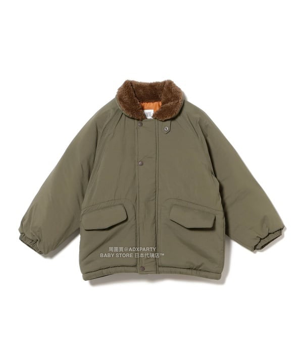 日本童裝 B:MING by BEAMS 毛毛領夾棉外套 100-150cm 男童款/女童款 秋冬季 (適合香港平均溫度、寒冷天氣、溫度低天氣）OUTERWEAR