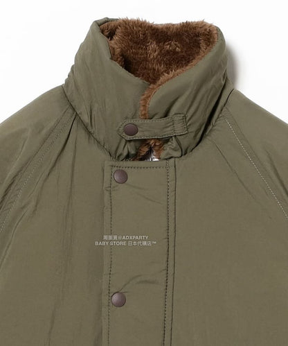 日本童裝 B:MING by BEAMS 毛毛領夾棉外套 100-150cm 男童款/女童款 秋冬季 (適合香港平均溫度、寒冷天氣、溫度低天氣）OUTERWEAR