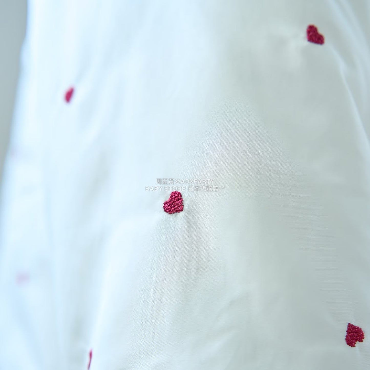 日本童裝 Ly# mine 刺繡無領夾棉抓毛外套 100-150cm 女童款 冬季 (適合初秋、香港平均溫度、寒冷天氣）OUTERWEAR 