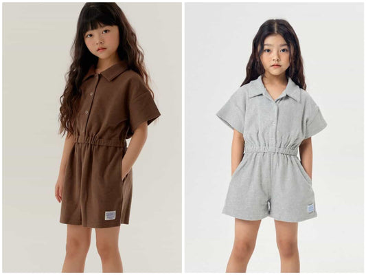日本童裝 BREEZE 一體式運動連體衣 90-140cm 女童款 夏季 Jumpsuit