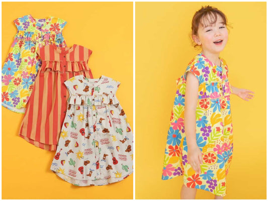 日本童裝 BREEZE 無袖連身裙 80-140cm 女童款 夏季 DRESSES