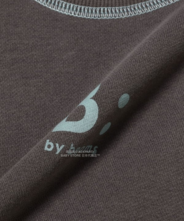 日本童裝 B:MING by BEAMS 配色縫線logo衛衣 100-140cm 男童款/女童款 秋冬季 TOPS