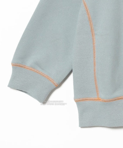 日本童裝 B:MING by BEAMS 配色縫線logo衛衣 100-140cm 男童款/女童款 秋冬季 TOPS