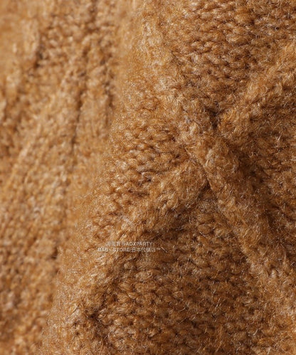 日本童裝 BEAMS mini 花卉針織毛衣 90-140cm 女童款 秋冬季 TOPS